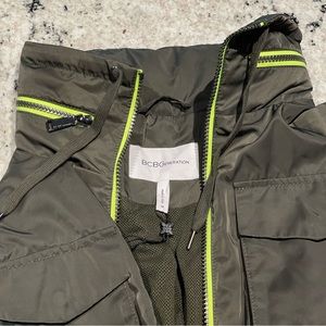Army Green Short Rain Coat